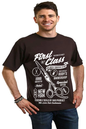 First Class Barber Men's Bamboo Viscose/Organic Cotton Short Sleeve Graphic T-Shirt