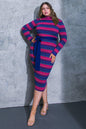 NOTEWORTHY SHINE SWEATER MIDI DRESS Flying Tomato