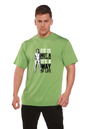 Fit is not a destination Men's Bamboo Viscose/Organic Cotton Short Sleeve Graphic T-Shirt