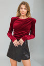 CONTINUE THIS JOURNEY VELVET CROP TOP Flying Tomato