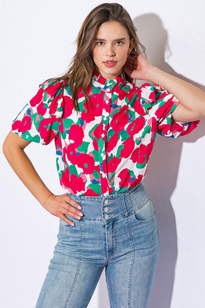 I CAN WAIT FOREVER WOVEN TOP Flying Tomato