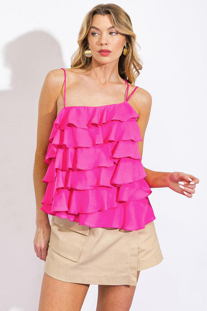 LAST IN THE WAVES WOVEN TOP Flying Tomato