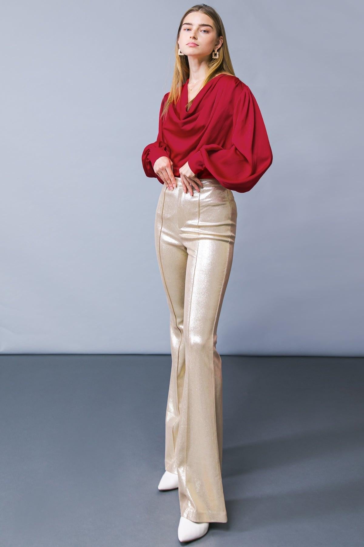 GARDEN SENSATION SATIN TOP Flying Tomato