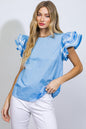 NICE AS CAN BE WOVEN TOP Flying Tomato