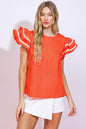 NICE AS CAN BE WOVEN TOP Flying Tomato