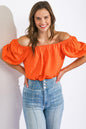 CALL TO ACTION WOVEN TOP Flying Tomato
