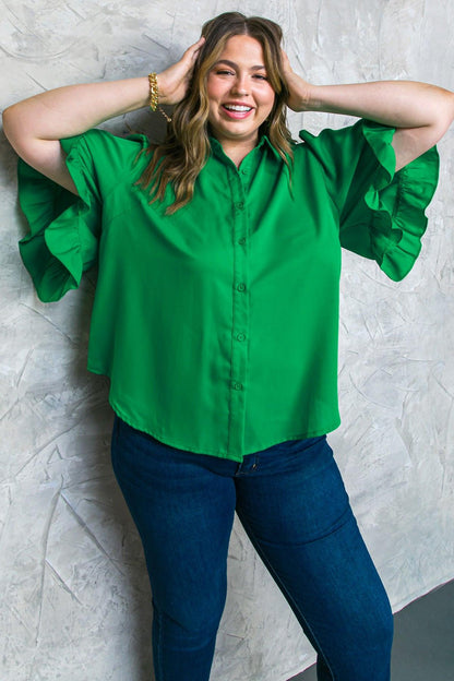 BACK TO BUSINESS WOVEN TOP Flying Tomato