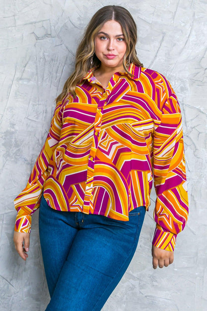 LIVELY CHAM WOVEN TOP Flying Tomato