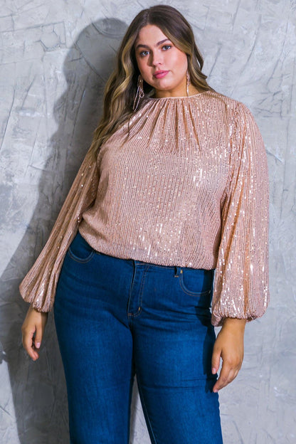 HOPE YOU REMEMBER SEQUIN TOP Flying Tomato