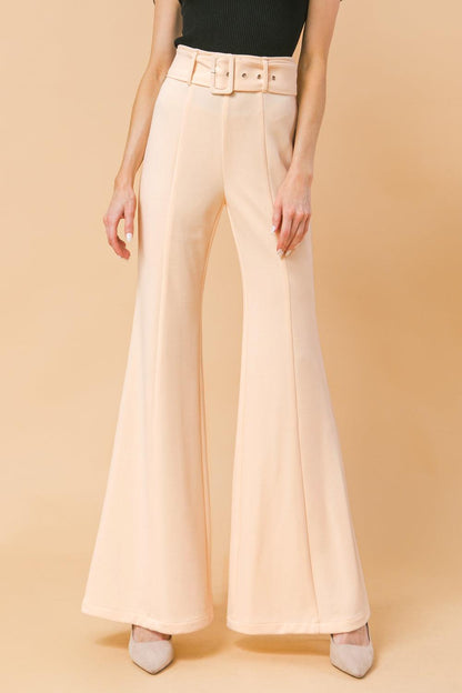 COUNTDOWN THE HOURS WOVEN FLARED PANTS Flying Tomato