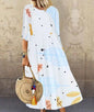 Plus Size Printed Women's Dress