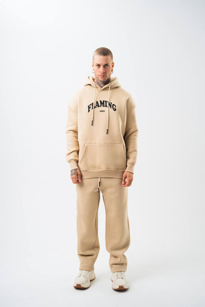 Flaming "Joker" Graphic Unisex Hoodie – Edgy Streetwear Withinblack