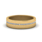 Flat Channel Set Diamond Mens Band Fascinating Diamonds