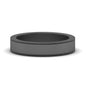 Flat Milgrain Mens Wedding Band Fascinating Diamonds
