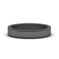 Flat Milgrain Mens Wedding Band Fascinating Diamonds