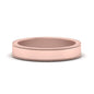 Flat Milgrain Mens Wedding Band Fascinating Diamonds
