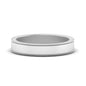 Flat Milgrain Mens Wedding Band Fascinating Diamonds