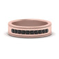 Flat Milgrain Mens Promise Band Fascinating Diamonds