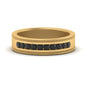 Flat Milgrain Mens Promise Band Fascinating Diamonds