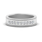 Flat Milgrain Mens Promise Band Fascinating Diamonds