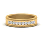 Flat Milgrain Mens Promise Band Fascinating Diamonds