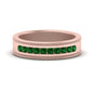 Flat Milgrain Mens Promise Band Fascinating Diamonds