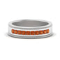 Flat Milgrain Mens Promise Band Fascinating Diamonds