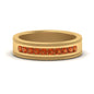 Flat Milgrain Mens Promise Band Fascinating Diamonds