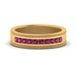 Flat Milgrain Mens Promise Band Fascinating Diamonds