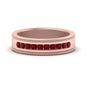 Flat Milgrain Mens Promise Band Fascinating Diamonds