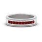 Flat Milgrain Mens Promise Band Fascinating Diamonds