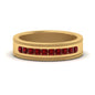 Flat Milgrain Mens Promise Band Fascinating Diamonds