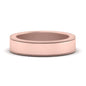 Flat Milgrain Mens Wedding Band Fascinating Diamonds