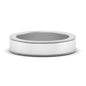 Flat Milgrain Mens Wedding Band Fascinating Diamonds