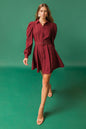WRAPPED UP IN LOVE MINI DRESS Flying Tomato