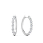 Floating Bezel Diamond Huggie Earring Fascinating Diamonds