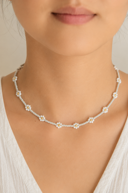 Flora Beaded Necklace Village Thrive