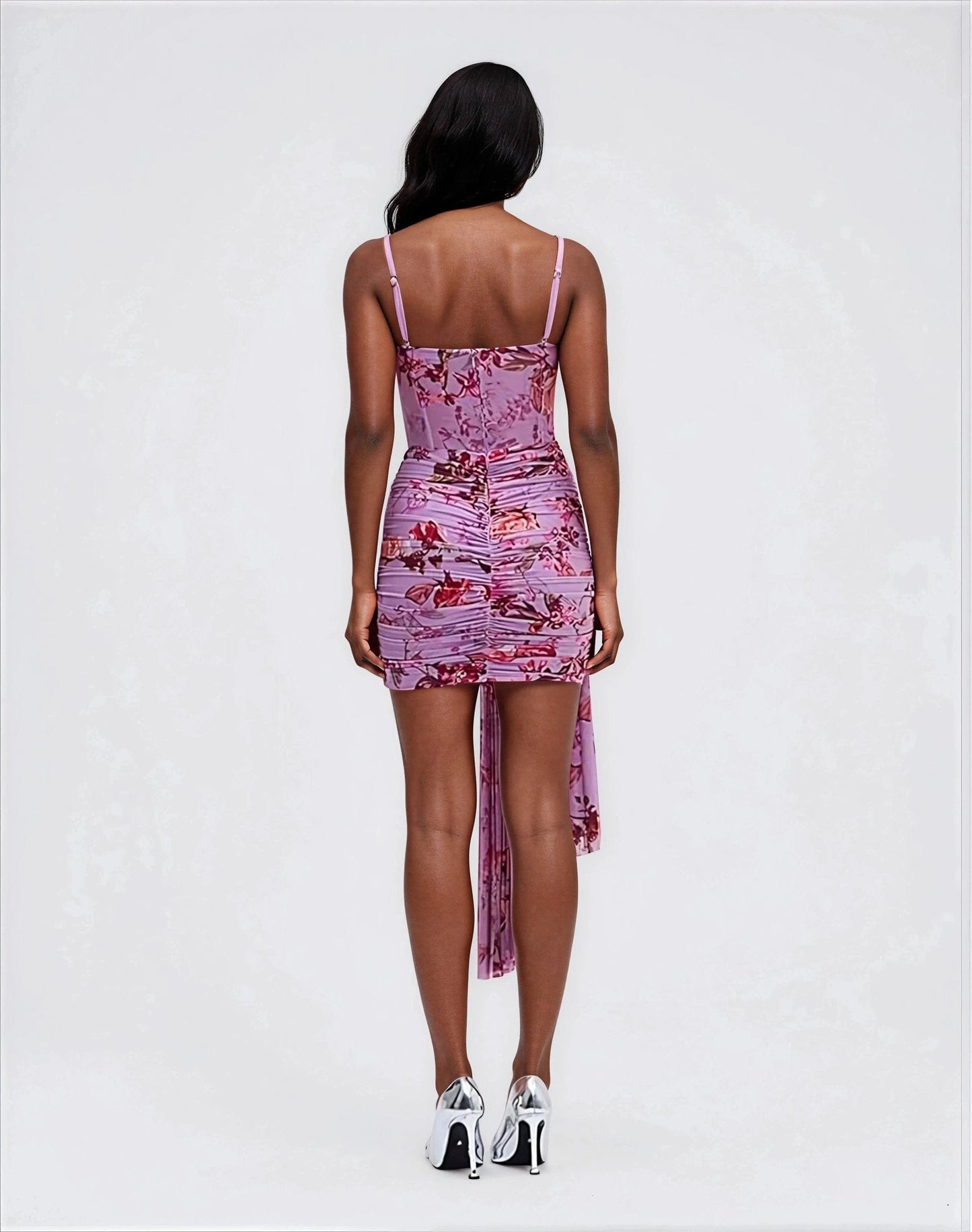 Floral Haze Bustier Mini Dress – Violet XO, Tina