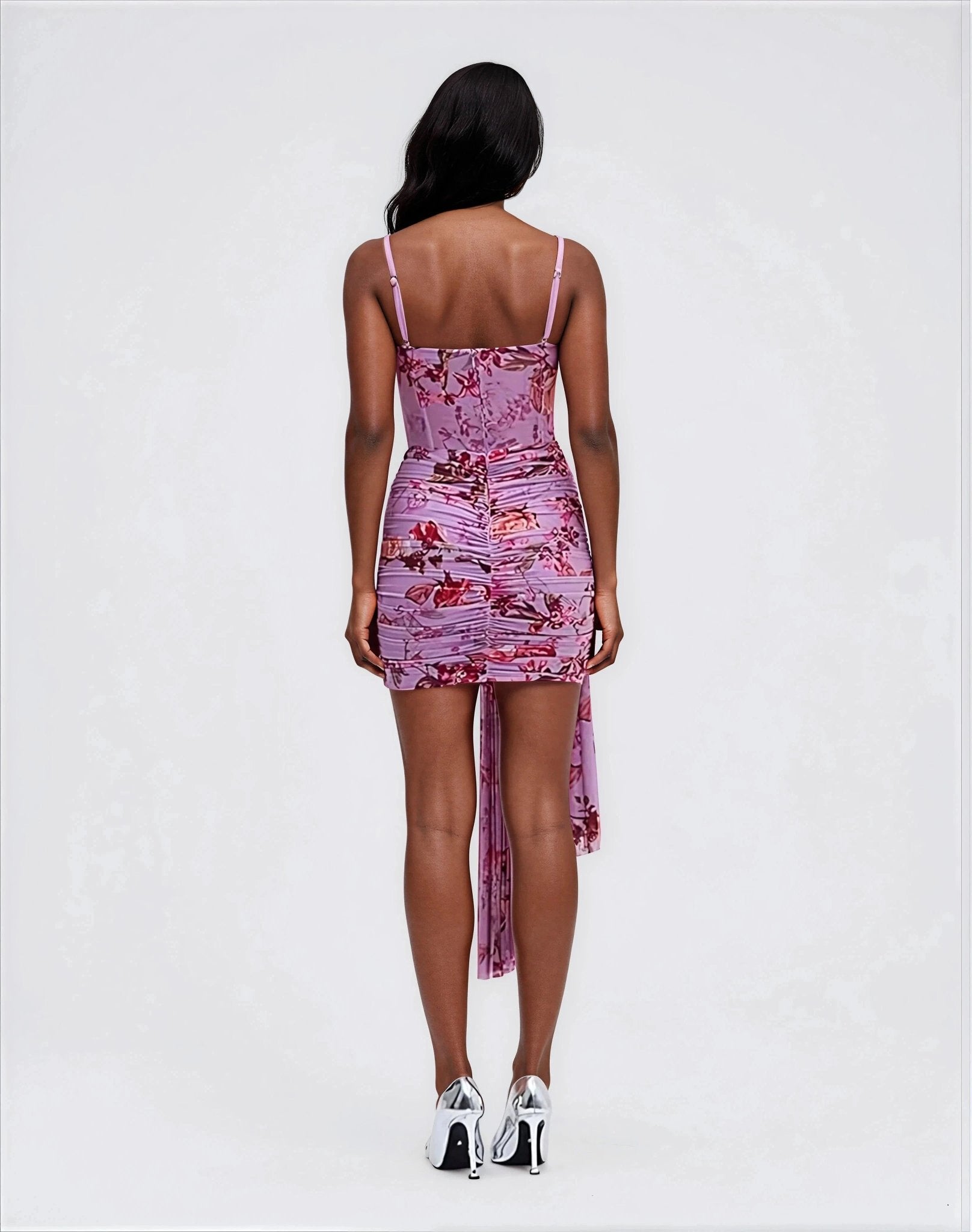 Floral Haze Bustier Mini Dress – Violet XO, Tina