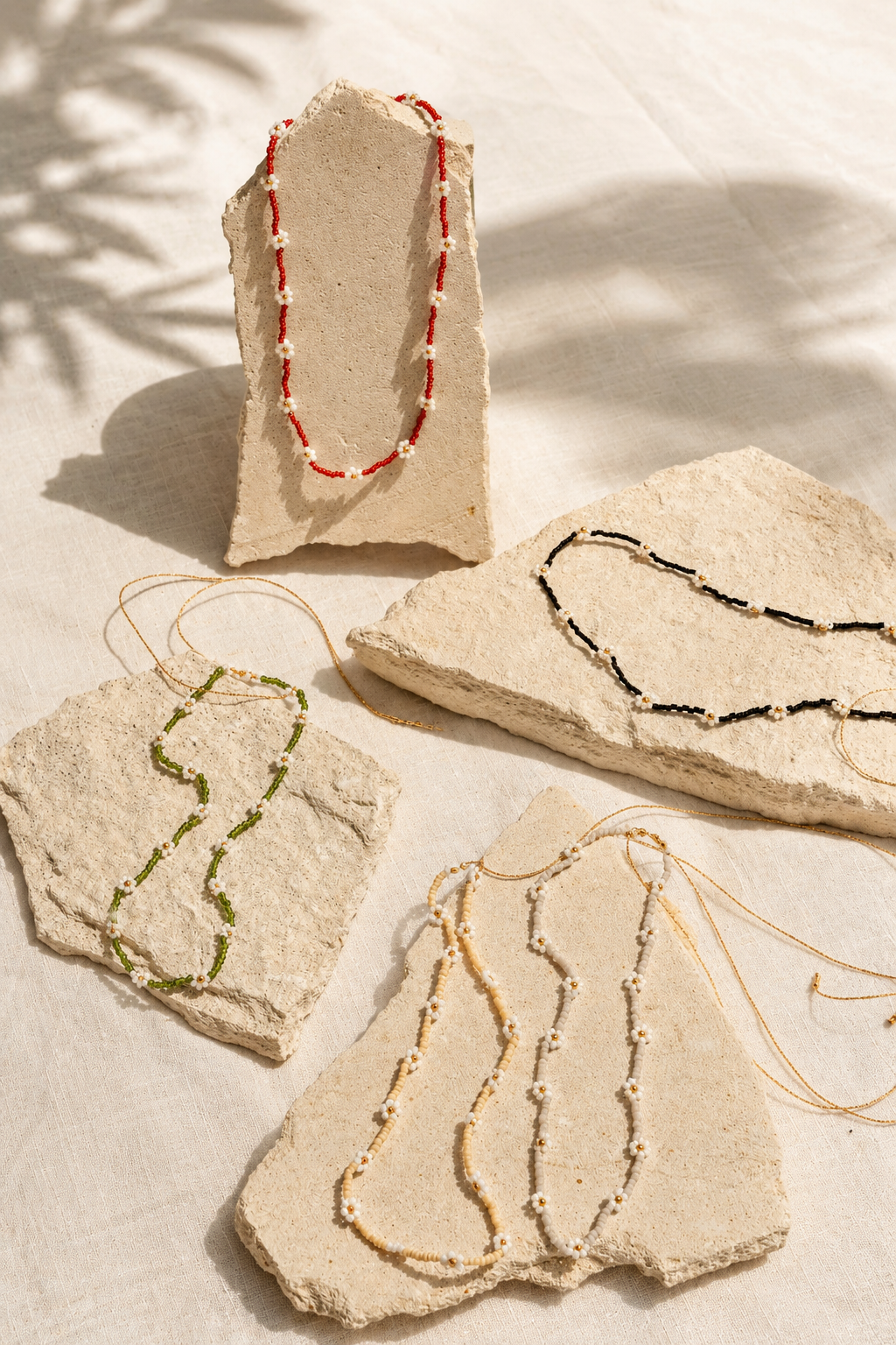Flora Beaded Necklace Village Thrive