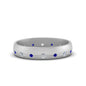 Flush Set Diamond Wedding Band Fascinating Diamonds