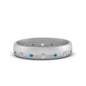 Flush Set Diamond Wedding Band Fascinating Diamonds