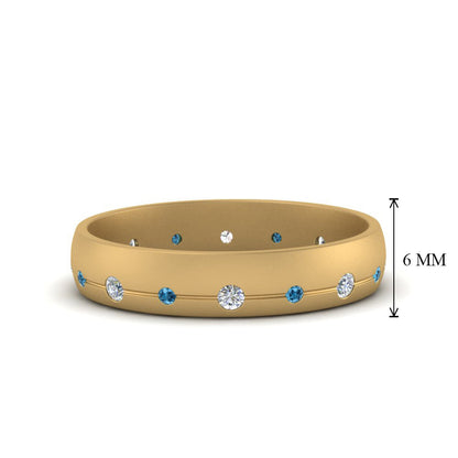 Flush Set Diamond Wedding Band Fascinating Diamonds
