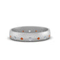 Flush Set Diamond Wedding Band Fascinating Diamonds