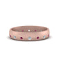 Flush Set Diamond Wedding Band Fascinating Diamonds