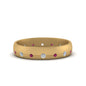 Flush Set Diamond Wedding Band Fascinating Diamonds