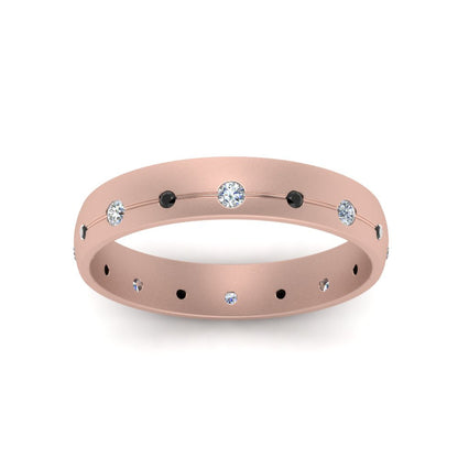 Flush Set Diamond Wedding Band Fascinating Diamonds