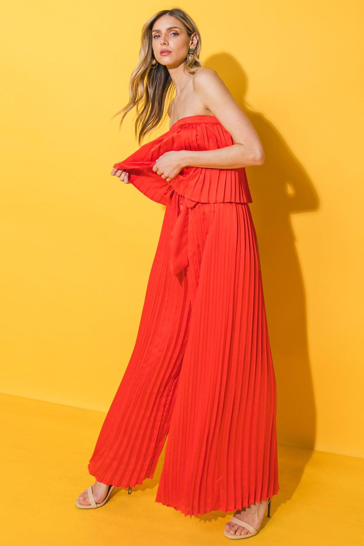 MY RED TOMATO WOVEN JUMPSUIT Flying Tomato