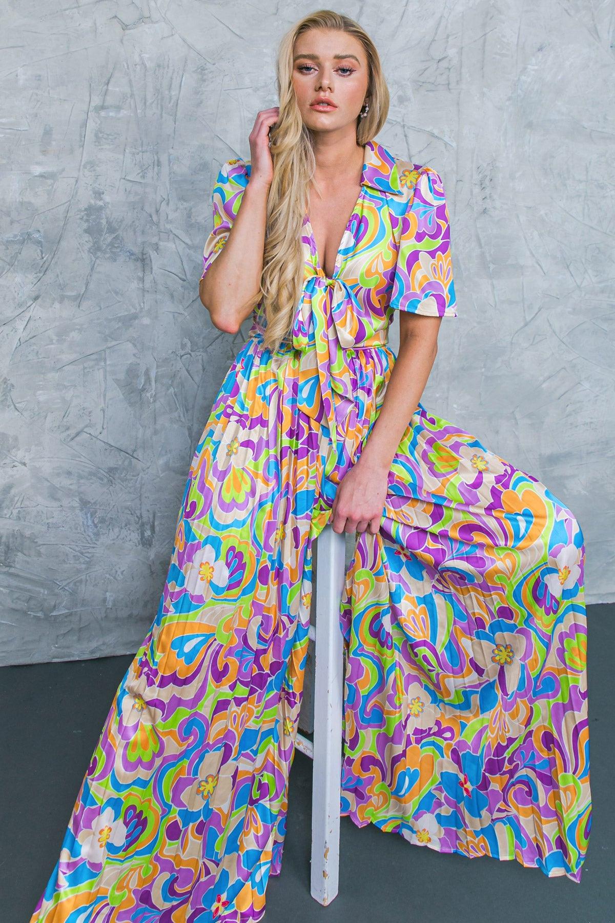 A SECRET PLACE WOVEN JUMPSUIT Flying Tomato