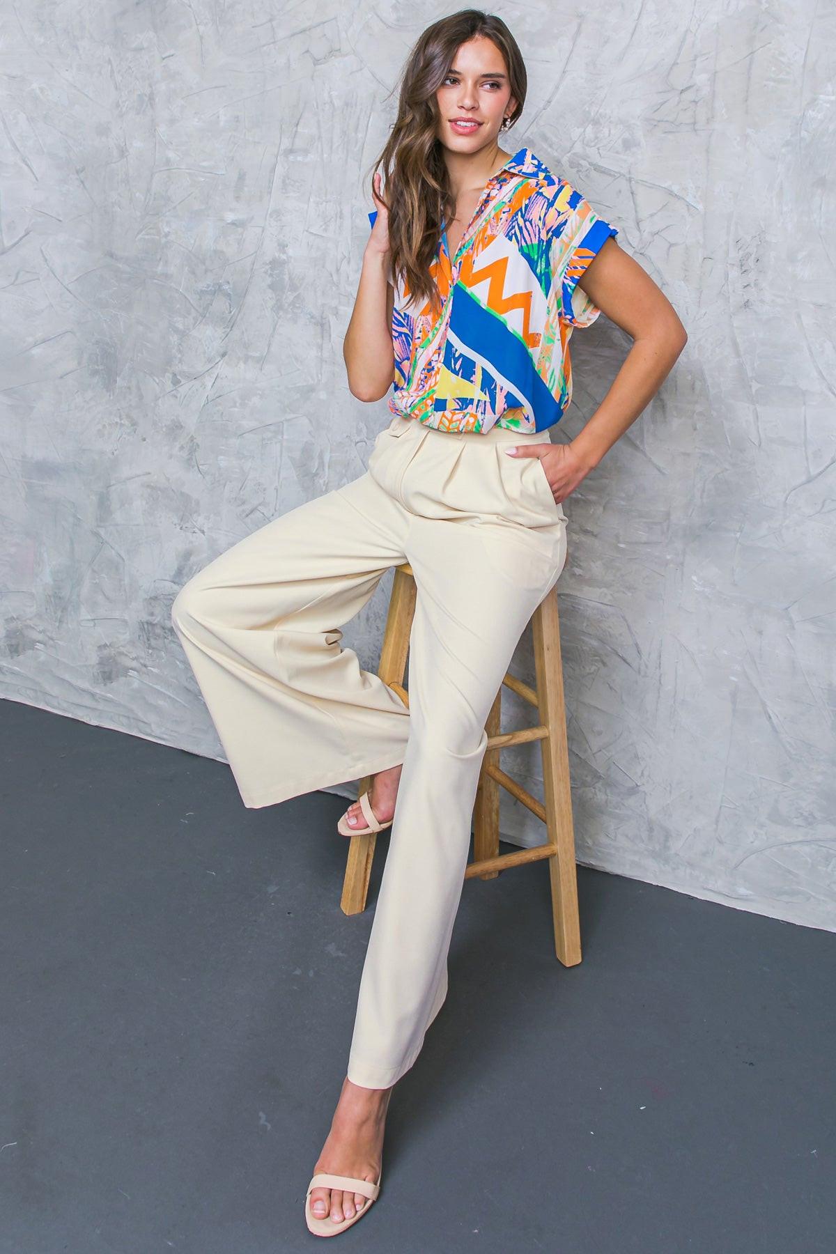DELICATE FEELINGS WOVEN PANTS Flying Tomato